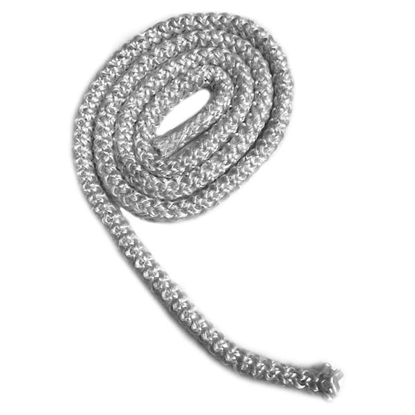 Boilersource Fiberglass Rope, Knitted, Medium Density (Soft), 5/8 in Dia., Full Spool 350 Feet